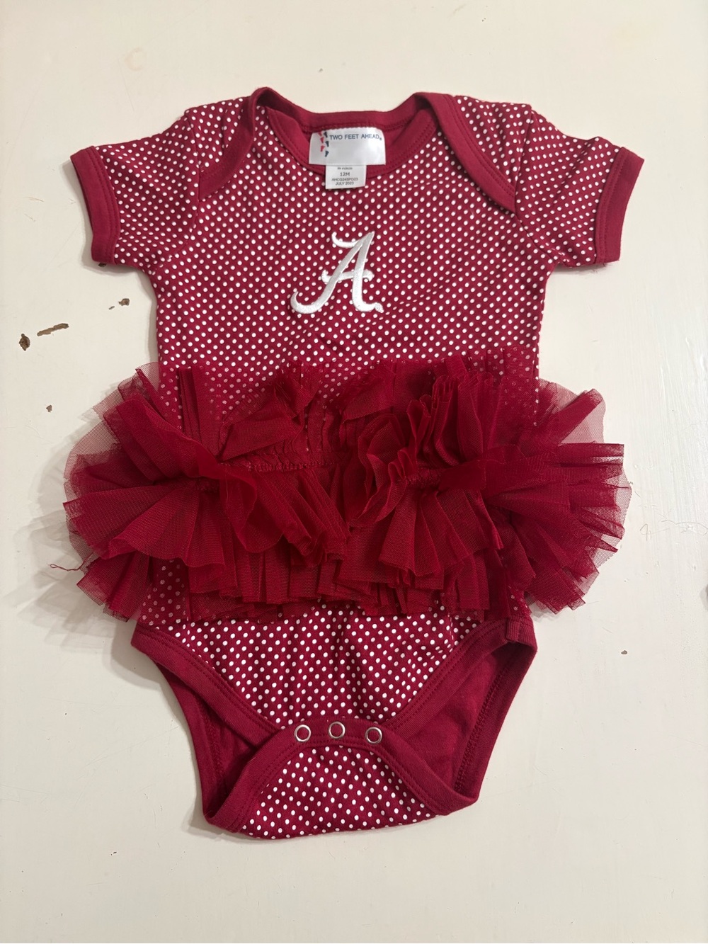 Alabama Polka Dot Tutu Bodysuit